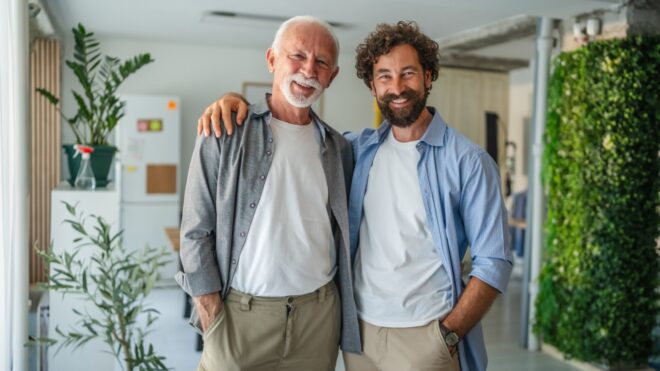 father and son